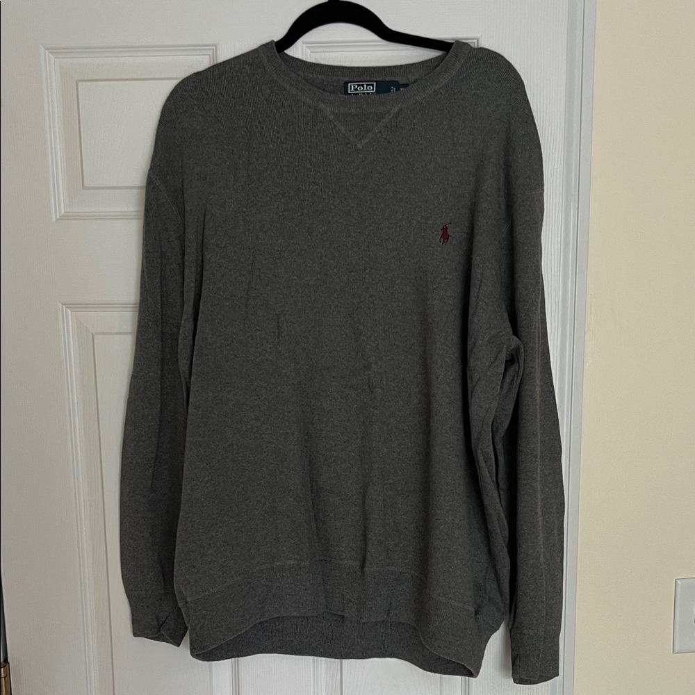 Polo by Ralph Lauren Charcoal V-Neck Sweater